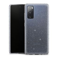 Silicone Glitter Case silver glitter