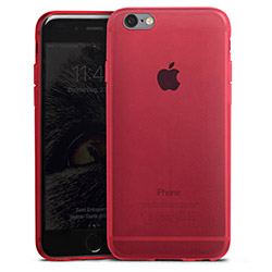 Silicone Slim Colour Case red